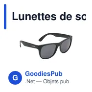 Lunettes de soleil personnalisables en PP recyclé avec logo - Miniature 8