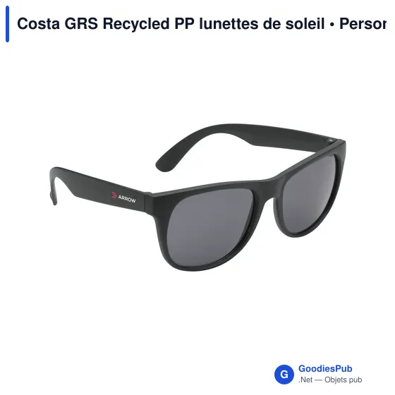 Lunettes de soleil personnalisables en PP recyclé avec logo - Image 8