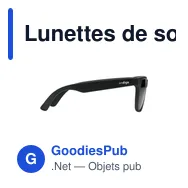 Lunettes de soleil personnalisables en PP recyclé avec logo - Miniature 9