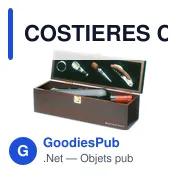 COSTIERES Coffret à vin en bois - Miniature 2