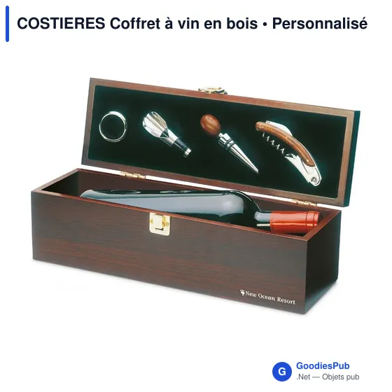 COSTIERES Coffret à vin en bois - Image 2