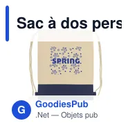 Sac à dos personnalisable en coton avec logo - Cotton Promo - Miniature 6