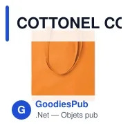 COTTONEL COLOUR + Sac shopping coton 140gr/m² - Miniature 12
