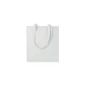 Variante blanc - COTTONEL COLOUR + Sac shopping coton 140gr/m²