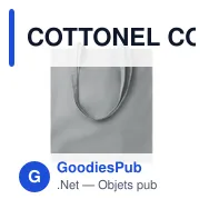 COTTONEL COLOUR++ Sac shopping coton 180gr/m² - Miniature 11