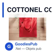 COTTONEL COLOUR++ Sac shopping coton 180gr/m² - Miniature 9