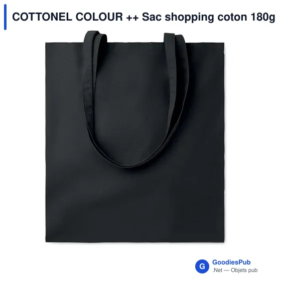 COTTONEL COLOUR++ Sac shopping coton 180gr/m² - Image 10