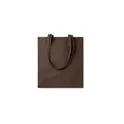 Variante chocolat - COTTONEL COLOUR++ Sac shopping coton 180gr/m²