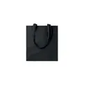 Variante noir - COTTONEL COLOUR++ Sac shopping coton 180gr/m²