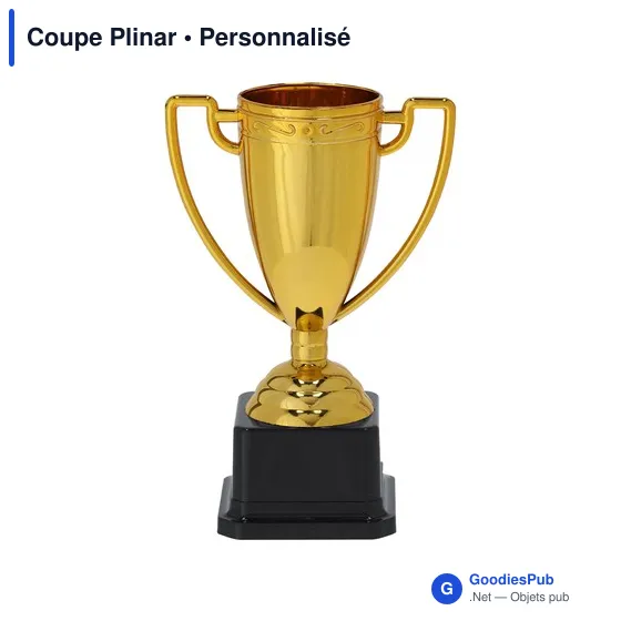 Coupe personnalisable Plinar avec logo pour événements et cérémonies - Image 2