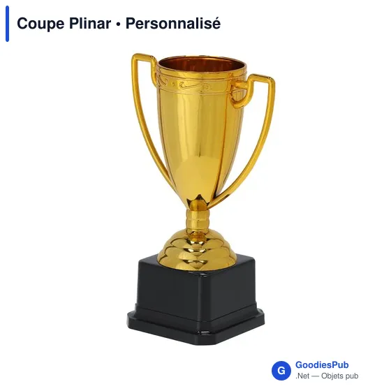Coupe personnalisable Plinar avec logo pour événements et cérémonies - Image 3