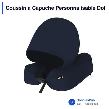 Coussin à Capuche Personnalisable Dolking avec Logo