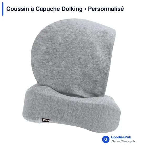 Coussin à Capuche Personnalisable Dolking avec Logo - Image 12