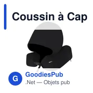 Coussin à Capuche Personnalisable Dolking avec Logo - Miniature 9
