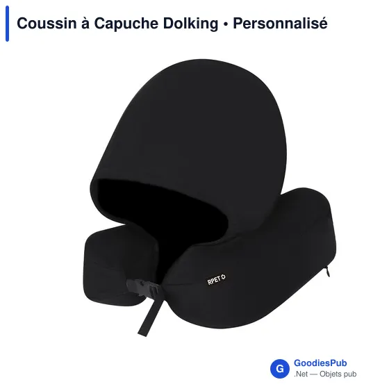 Coussin à Capuche Personnalisable Dolking avec Logo - Image 9