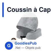 Coussin à Capuche Personnalisable Dolking avec Logo - Miniature 10