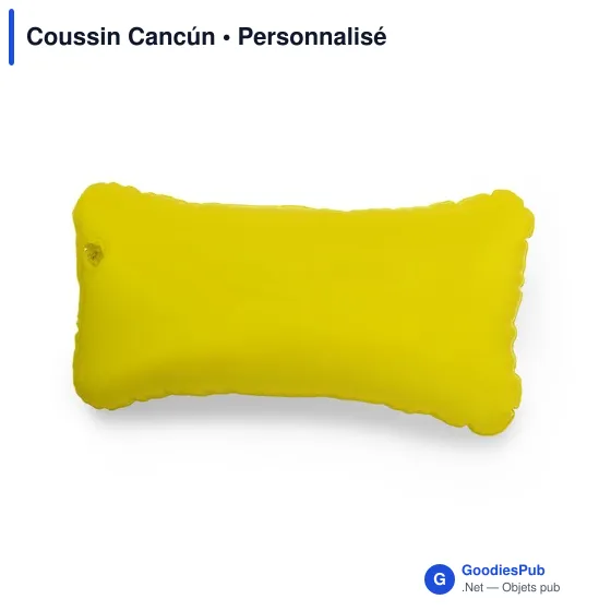 Coussin gonflable personnalisable Cancún avec logo - Image 2