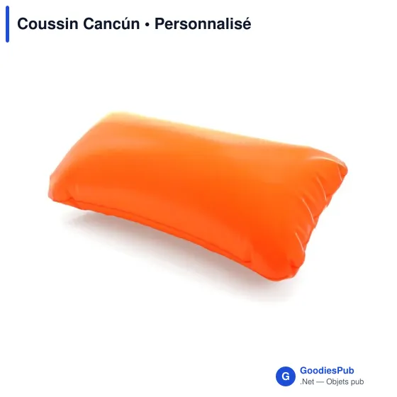 Coussin gonflable personnalisable Cancún avec logo - Image 3