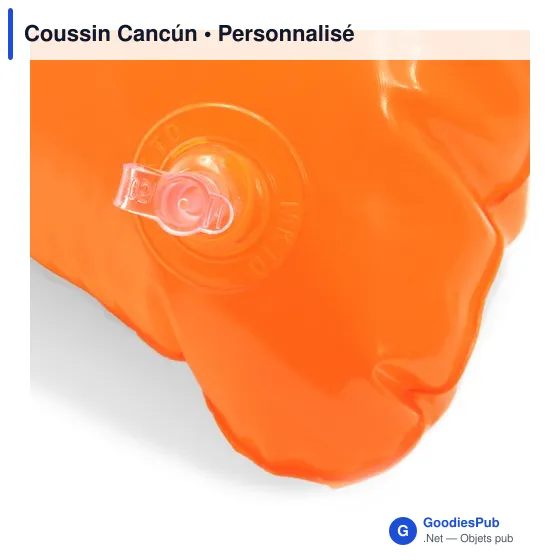 Coussin gonflable personnalisable Cancún avec logo - Image 5