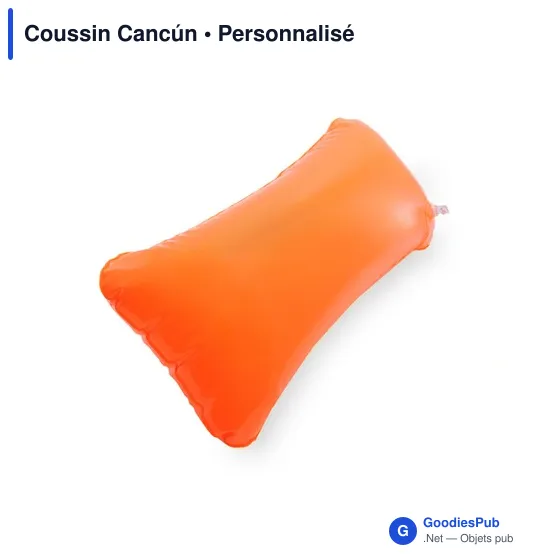 Coussin gonflable personnalisable Cancún avec logo - Image 6