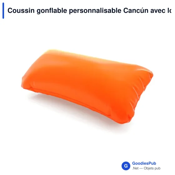 Coussin gonflable personnalisable Cancún avec logo - Image 9