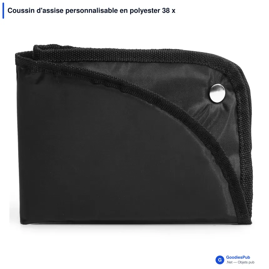 Coussin d'assise personnalisable en polyester 38 x 27 cm avec logo - Sagaform - Image 2