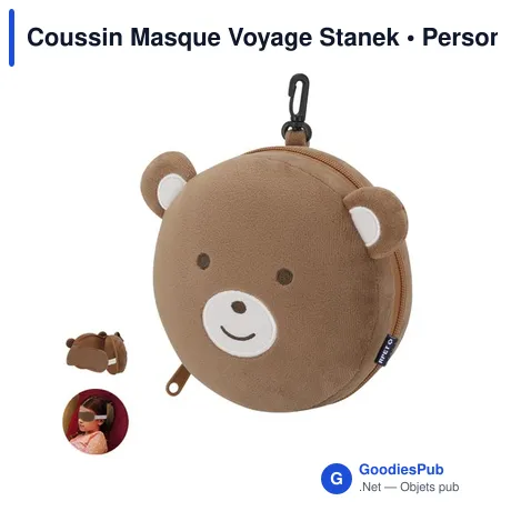 Coussin Masque Voyage Stanek
