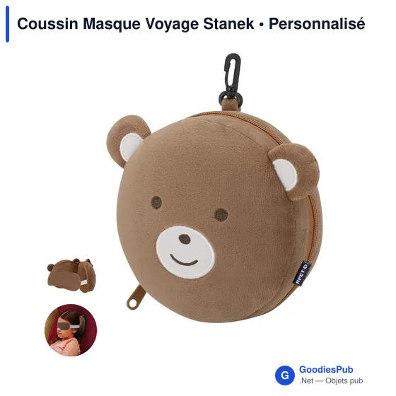 Coussin Masque Voyage Stanek - Image 1