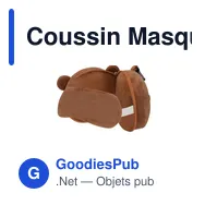 Coussin Masque Voyage Stanek - Miniature 4