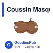 Coussin Masque Voyage Stanek - Miniature 5