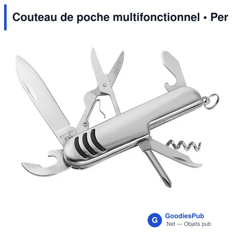 Couteau de poche multifonctionnel