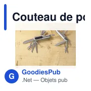 Couteau de poche multifonctionnel - Miniature 2