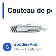 Couteau de poche multifonctionnel - Miniature 3