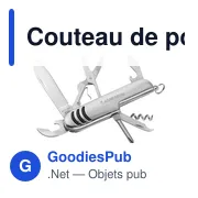 Couteau de poche multifonctionnel - Miniature 4