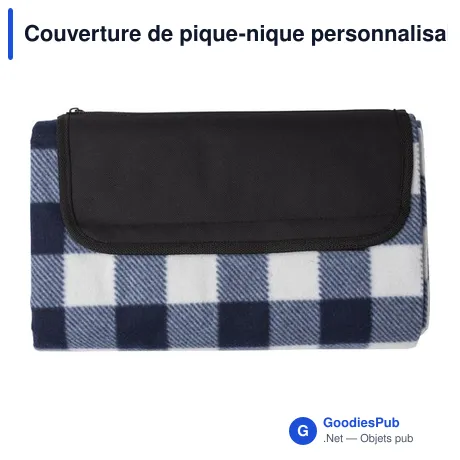 Couverture de pique-nique personnalisable Vesper avec logo