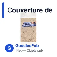 Couverture de pique-nique personnalisable Vesper avec logo - Miniature 6