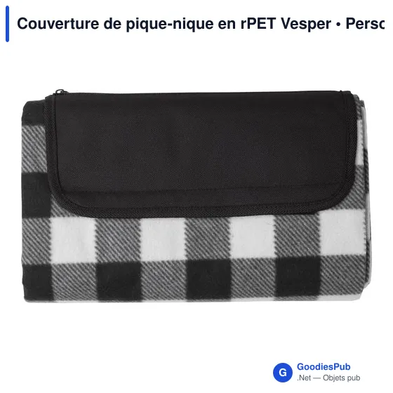 Couverture de pique-nique personnalisable Vesper avec logo - Image 7