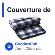 Couverture de pique-nique personnalisable Vesper avec logo - Miniature 10
