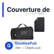 Couverture de pique-nique personnalisable 170 x 130 cm avec logo - Sagaform City - Miniature 1