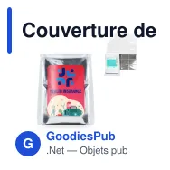 Couverture de survie personnalisable 130 x 210 cm avec logo - Argent - Miniature 1