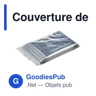 Couverture de survie personnalisable avec logo - modèle Cecilia - Miniature 3