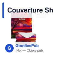 Couverture Sherpa personnalisable OEKO-TEX® 130 x 170 cm avec logo - 510 g/m² - Miniature 1