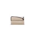 Variante Beige - Couverture polaire corail personnalisable 120 x 150 cm avec logo - Polaire