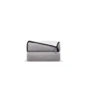 Variante Gris - Couverture polaire corail personnalisable 120 x 150 cm avec logo - Polaire