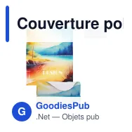 Couverture polaire personnalisable OEKO-TEX® 120 x 150 cm avec logo - 190 g/m² - Miniature 1
