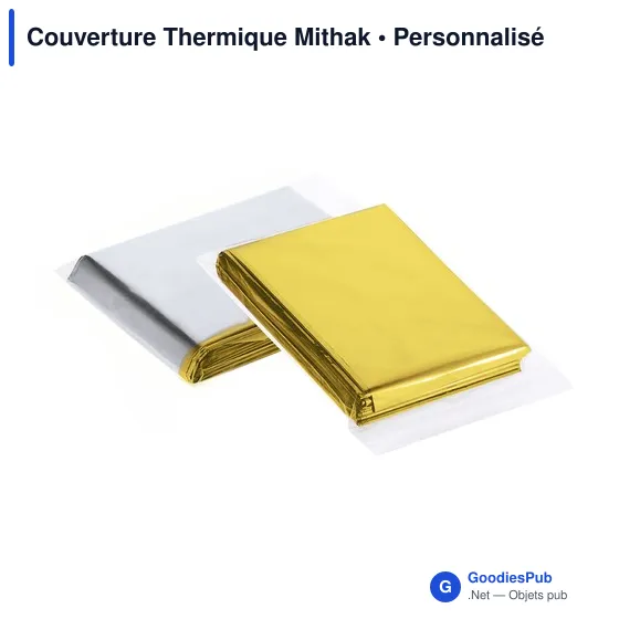 Couverture isotherme personnalisable Mithak avec logo - Image 1