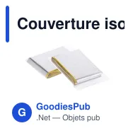 Couverture isotherme personnalisable Mithak avec logo - Miniature 3