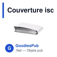Couverture isotherme personnalisable Mithak avec logo - Miniature 4