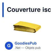 Couverture isotherme personnalisable Mithak avec logo - Miniature 5
