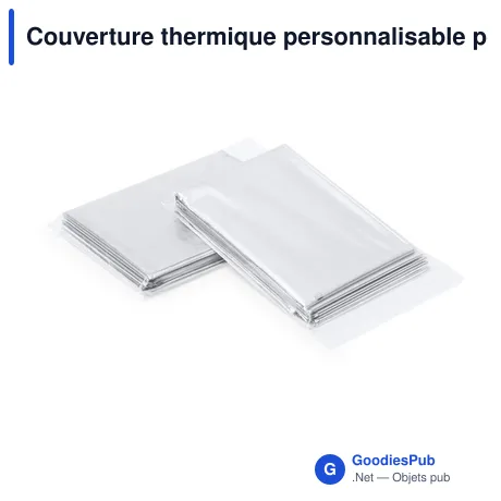 Couverture thermique personnalisable pour logo - Quint